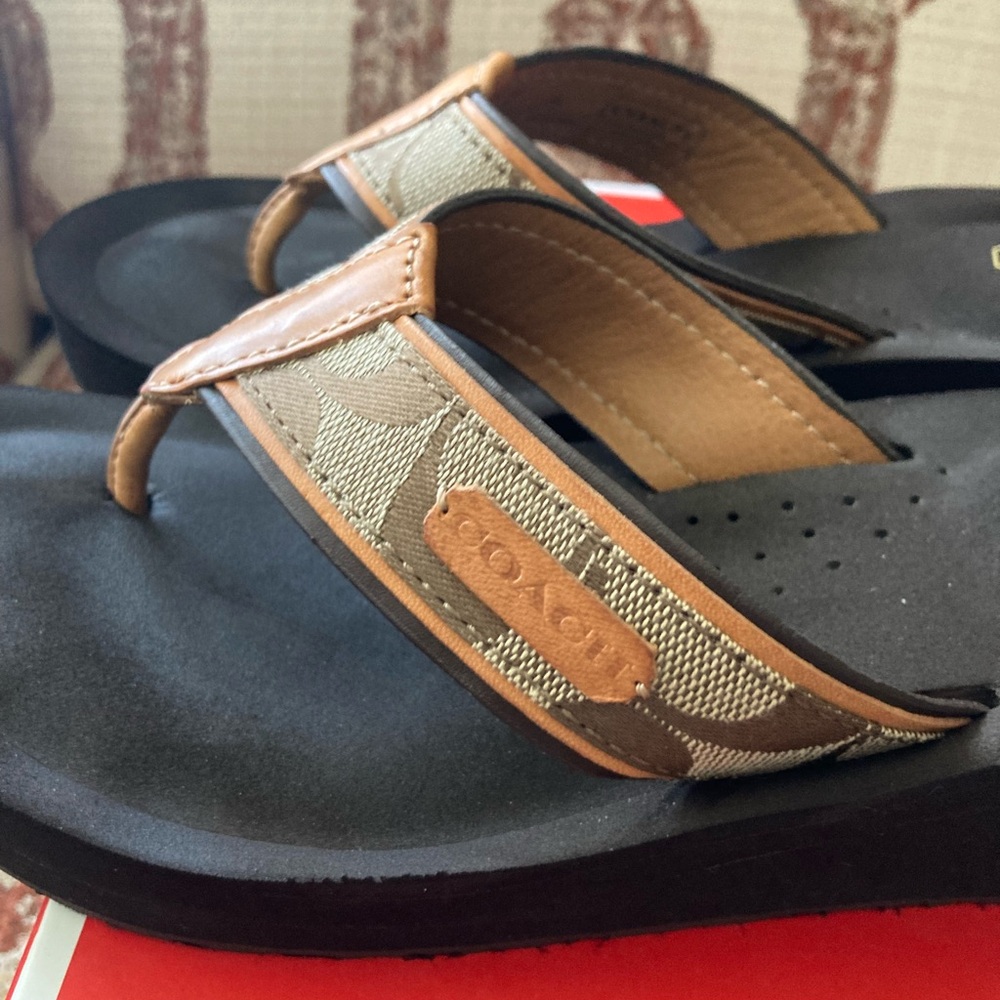 Coach Juliet flip flops